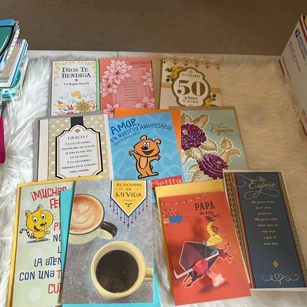 🩵5/$8 Spanish Colorful Greeting Card Collection